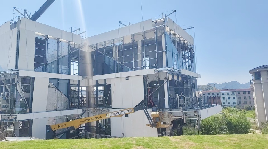 UHPC廠家：浙江義烏大李祖UHPC幕墻板工程案例