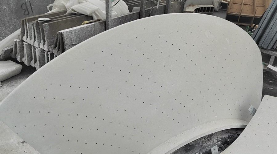 上海虹橋南豐城生境花園GRC透光坐凳項目