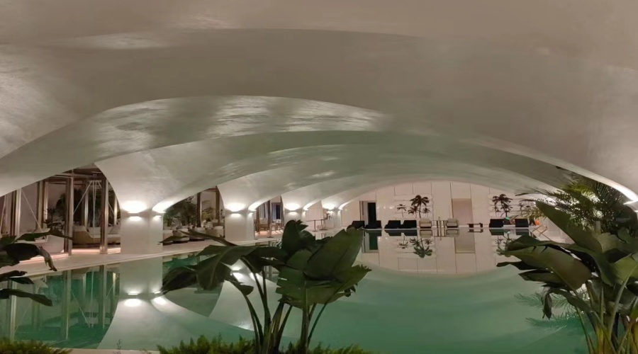 三亞保利漫海棠GRG材料定制項目