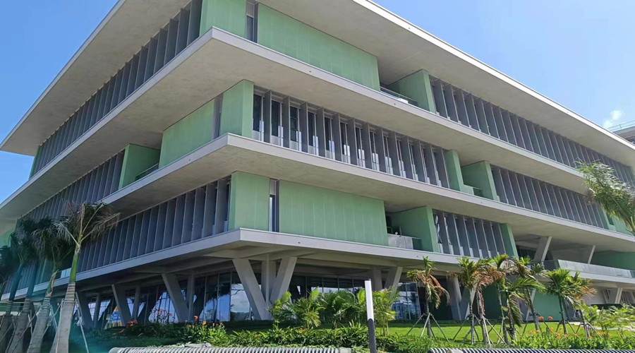 海南大學研究所GRC幕墻肌理板項目