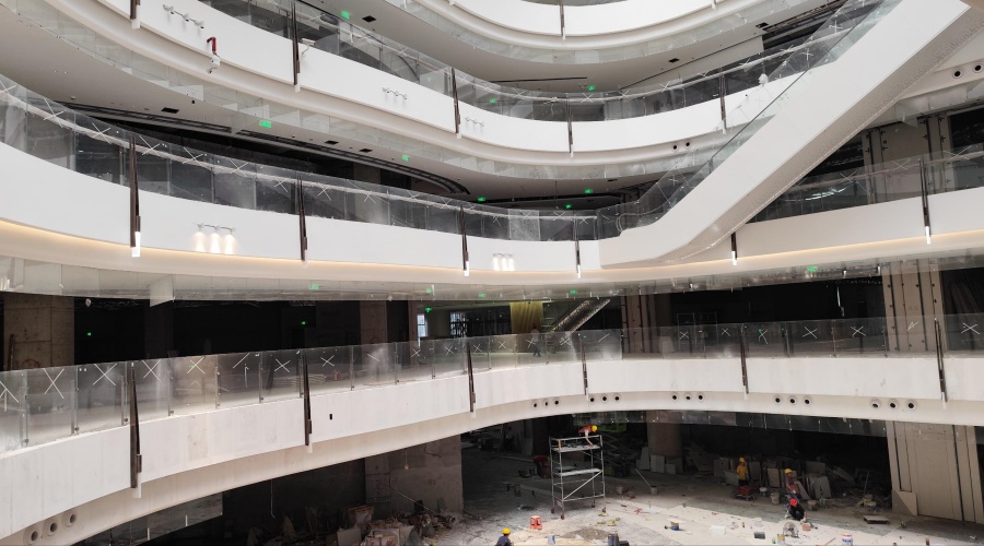 廣州國際金融城君超商場GRG吊頂攔河項目