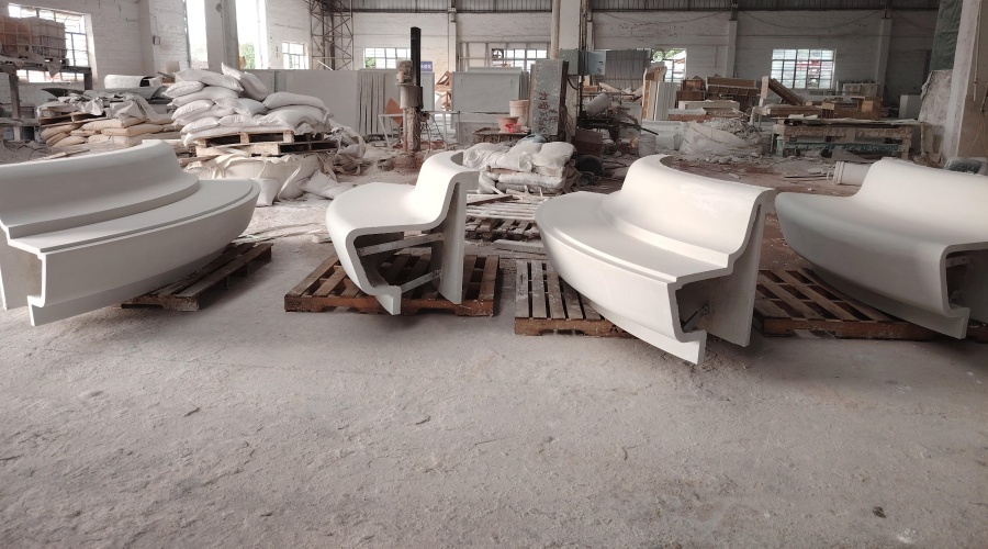 福建紫陽隱翠公館UHPC坐凳