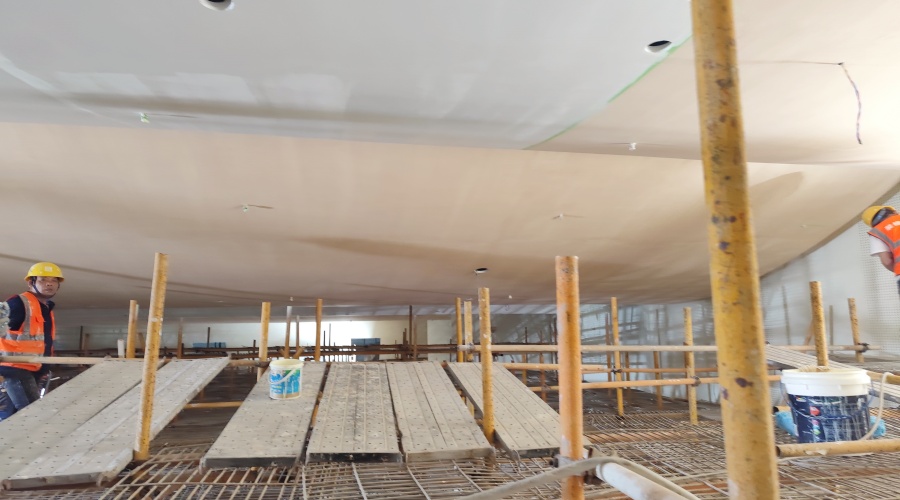 深圳龍華藝術中心劇院GRG穿孔板項目