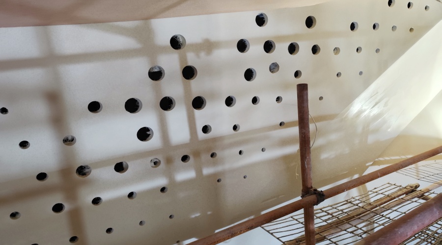 深圳龍華藝術中心劇院GRG穿孔板項目